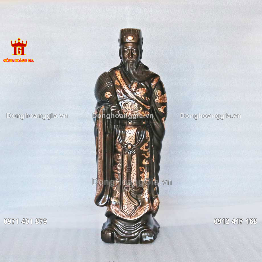 Đồng Hoàng Gia là địa chỉ chế tác tượng Khổng Minh bằng đồng uy tín toàn quốc